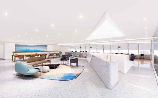 빅 에이블 라운지 투시도<롯데물산 제공>